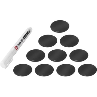 Zwilling FRESH & SAVE CUBE Etiketten und Kreidestift Set, Zubehör, Smarte NFC-Etiketten, Beschriftbar, Wiederverwendbar & mit App-Integration, 11-tlg,