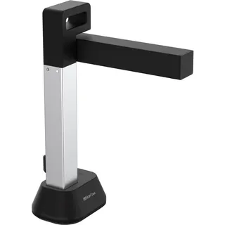 IRIScan Desk 6 Buchscanner Schwarz mit 8MP Kamera und LED, scannt Bücher und A4-Dokumente mit OCR, AI-Flachlegung und Finger-Entfernung, USB, für Win & Mac, inkl. Readiris PDF
