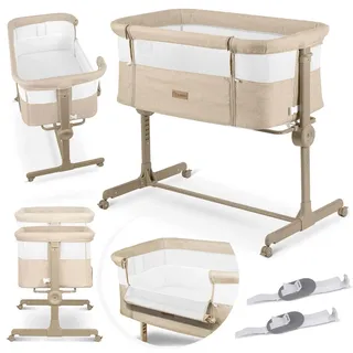 nukido Beistellbett Beige 70 x 140 cm