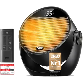 DREO Heizlüfter 1500 W Schwarz