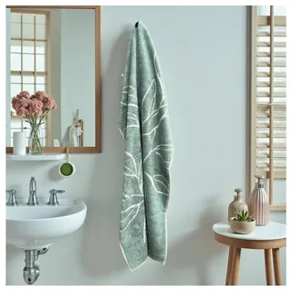 CAWÖ Atelier Handtuch 50 x 100 cm blau/grau