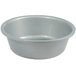 Rundschüssel 40 cm Bekaform Kunststoff silber 10 L Kunststoffschüssel mit 10 L Fassungsvermögen