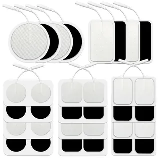 CNYMANY Elektrodenpads TENS-Gerät 4 x 4 cm Mehrfarbig