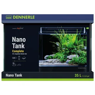 Dennerle Nano Tank Complete, 35 Liter - 40 x 32 x 28 cm - Nano Aquascaping Aquarium