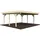 Doppel-Carport 600 x 512 cm naturbelassen