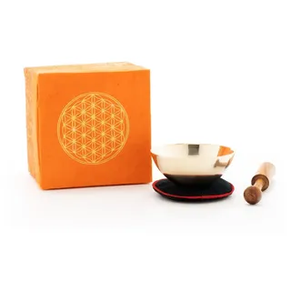 Klangschalen-Center Klangschalen-Set in Box S mini Blume des Lebens Mini-Klangschale - unsere kleinste ganz Groß!