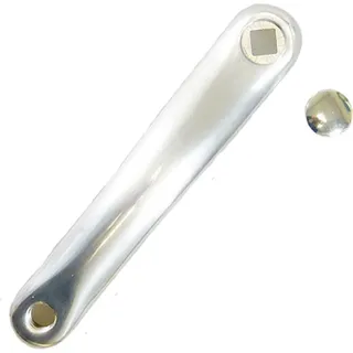 Messingschlager Kurbel, links 170 mm, Aluminium, silber poliert, Messingschlager, 352661