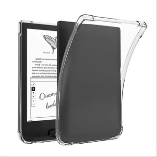 GIOPUEY Hülle für Pocketbook Basic Lux 4, Weiche TPU Rückenschale, Dünne Abdeckung, Airbag Schutz, Case Kompatibel mit Pocketbook Basic Lux 4-Transparentes