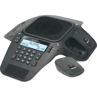 Alcatel Conference 1800 DECT-Telefon Anruferidentifikation schwarz