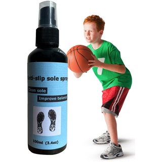 Aizuoni Schuh-Grip-Spray, Basketball-Schuh-Grip-Spray, Antihaft-Schuhsohlenverstärker 100 Ml - Spray Für Basketballschuhe, Schuhsohlenschutz Verbessert Die Traktion, Reinigt Und Verjüngt Schuhsohlen