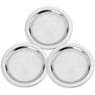 BEYLAB 3 Stück Siebe für Duftlampen Edelstahlsieb Räuchersieb für Räucherstövchen mit sieb (3 Schmalrand)