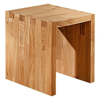 Exclusivholz Aspen Hocker  (Eiche, 32,6 x 38 x 33 cm)