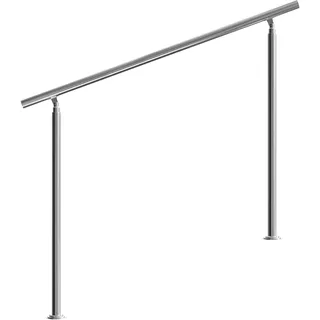 monzana Treppengeländer 150 cm Edelstahl