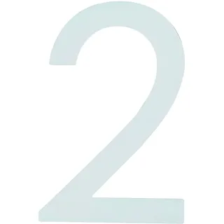 Alpertec Hausnummer 2 Selbstklebend Nachtleuchtend