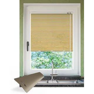 Jalousie nach Maß, Gold 199, 30 x 100 cm, Jalousie individuell maßangefertigt