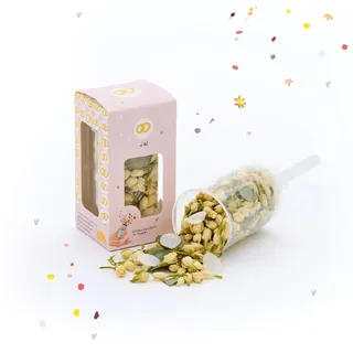 Blütenkonfetti Popper – Nachhaltige Konfettikanone zur Hochzeit | Party Popper für Hochzeit, Standesamt, kirchliche Trauung, Vermählung,Eheschließung | Natürliches Konfetti aus Trockenblumen & Saatgut