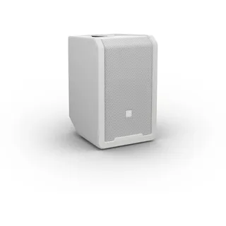LD SYSTEMS ANNY® 8 W - Tragbarer Bluetooth® PA-Lautsprecher mit Akku und Mixer, Pure White