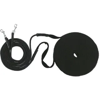 loesdau Doppellonge 16 m Schwarz