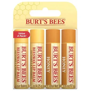 Burt's Bees Lip Balm Set Honey & Beeswax 4 x 4,25g