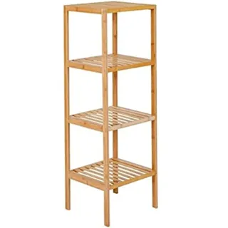 Testrut Bambusregal, 4 Ablagen, natur