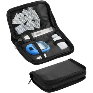 Diabetiker Tasche Für Unterwegs, Blutzuckermessgerät-Aufbewahrungstasche, Diabetes Reisetasche, Blutzuckermessgerät, Teststreifen, Blutentnahmenadeln Und Insulin Pen Tasche