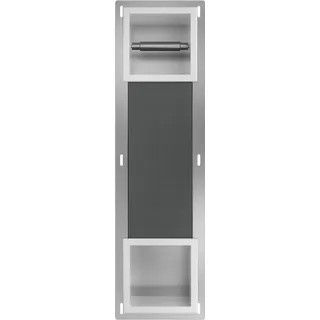 BADLAND Unterputz Wandnische Toilettenpapierhalter WALL BOX PAPER 2 Weiß, mit Toilettenpapieraufbewahrung - Weiß