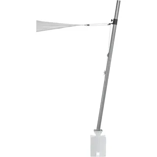 Schneider Bodenanker für Sonnensegel Ø 240 cm Stahl silber