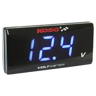Spannungsanzeige KOSO Super Slim blau