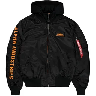 Alpha Industries MA-1 D-Tec SE Jacke Black/Orange M 