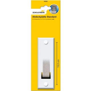 Schellenberg Gurtwickler-Abdeckplatte Standard Maxi 135 mm Weiß