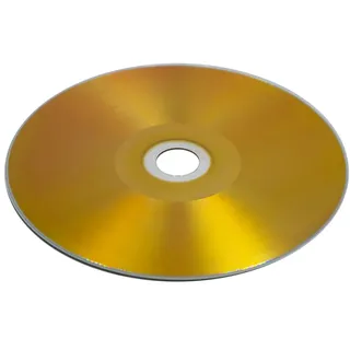 CD-R mit Vinyl-Optik und Goldener Oberfläche - Hochwertige Retro-Ästhetik für Musikliebhaber - 100er Spindel