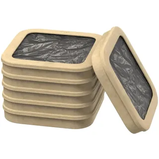 TOWNEW T1/T1S/T Air X/T Air Lite Offizielle Nachfüllringe für Smart Kitchen Mülleimer, langlebige Müllbeutel für elektrischen, automatischen Mülleimer, 6 Stück Nachfüllringe, bis zu 150 Müllbeutel