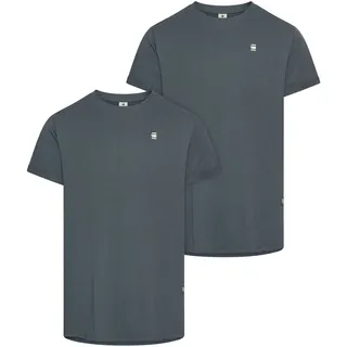 G-Star T-Shirt Lash 2er Pack (Packung, 2-tlg) aus Baumwolle blau S (44/46)