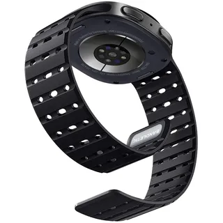 Bandletic Magnet Armband kompatibel mit Samsung Galaxy Watch 8 40mm 44mm/ 8 Classic 46mm Weiche Silikon Ersatzbänder für Männer Frauen, Sport Atmungsaktive Bänder Schwarz