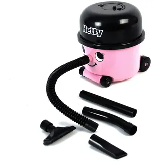 Hetty Hoover Schreibtischstaubsauger - Offiziell lizenziertes Henry Hoover, pinkfarbener Mini-Computer- & Tastaturreiniger, tragbare leichte Schreibtischreinigung, Neuheits-Geschenk für den Strumpf