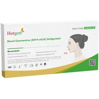 Hotgen Coronavirus (2019-nCoV) Nasal Antigentest 10 St.