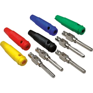 BKL Electronic BKL 072151-P Bananenstecker Stecker, gerade Stift-ø: 4mm, Gelb