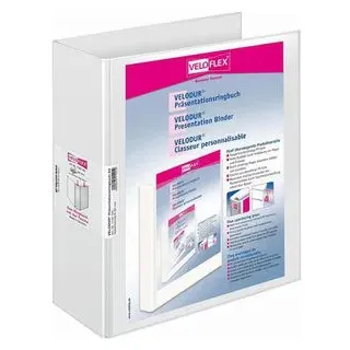 Veloflex VELODUR® Präsentationsordner weiß Kunststoff 8,5 cm DIN A4