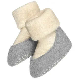 Falke Baby Stoppersocken Baby Cosyshoe B Hp Wolle rutschhemmende Noppen 1 Paar, Weiß Wool White 2060, 17/18 - Woolwhite - 17/18