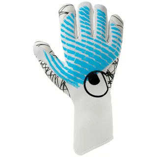 Uhlsport Torwarthandschuhe FM Cybertec Ultragrip HN weiß/cyberblau/schwarz, 10,5