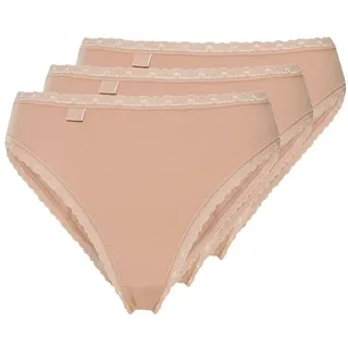 SLOGGI 24/7 Cotton Lace Tai C3p Slip, Brush, 42