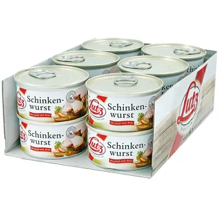 Lutz Schinkenwurst 125 g, 12er Pack