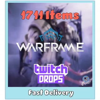 Warframe Twitch Drops - Sevagoth + Saryn + Baza + 28 Forma + More - 1711 Items