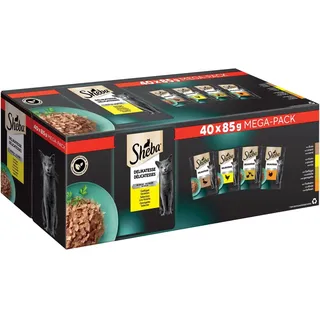 Sheba Delikatesse in Gelee Geflügel  40 x 85 g