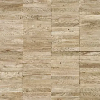 EICHE Mosaikparkett Rustikal Parallel, 1 qm 8 mm unbehandelt Massivparkett