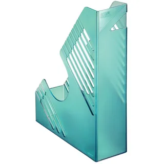 BENE Stehsammler 50100BLT blau-transparent Kunststoff, DIN A4