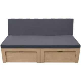 MonsterShop Camper Van Bett Schlafsystem 8 cm Weiß