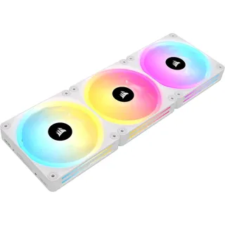 Corsair iCUE LINK QX120 RGB 120-mm-PWM-Lüfter weiß,