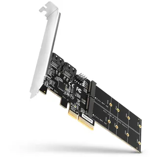 AXAGON PCES-SA4M2 PCIe Controller 2x internal SATA 6G Port + 2x M.2 B-Key SATA