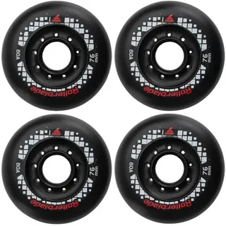 ROLLERBLADE APEX 4er Pack Rollenset 2026 black - 76mm/80A